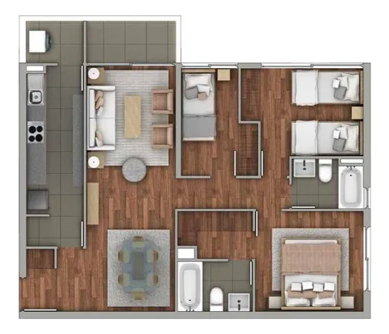 Depto 3d + 2b, Vende Dueña Sin Corredor