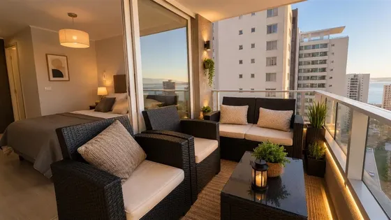 Arriendo Depto 1d1b I Amoblado I 40 M2+terraza I Concón