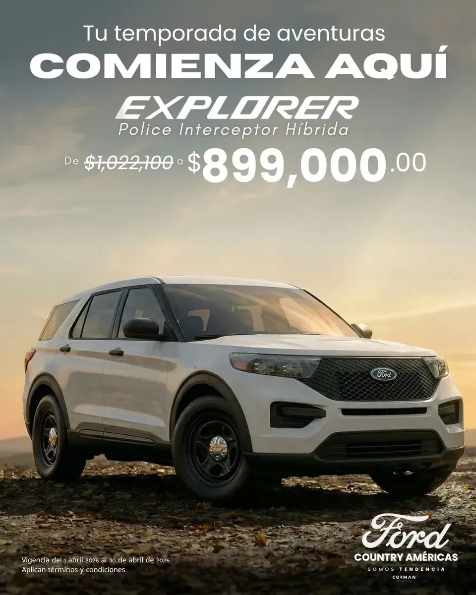 Ford Explorer 2025 Police Interceptor Híbrida Awd
