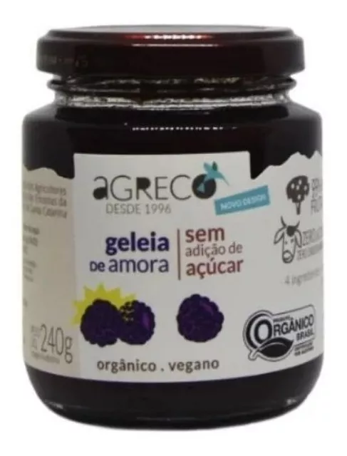 GELEIA DE UVA  HF Carraro - Agroindústria de Produtos Orgânicos