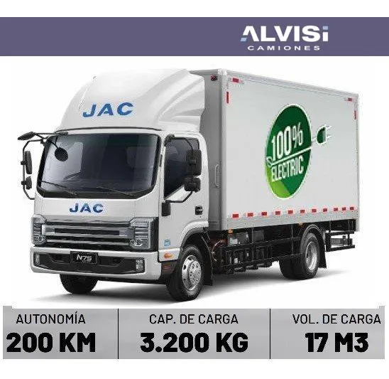 Jac 1063 Ev1 Camión Eléctrico Con Furgón Precio + Iva