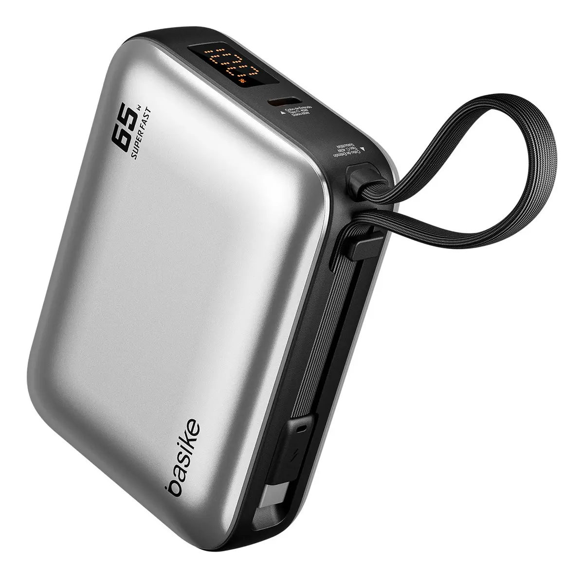 Power Bank Basike 20000mAh — 65W, USB-C