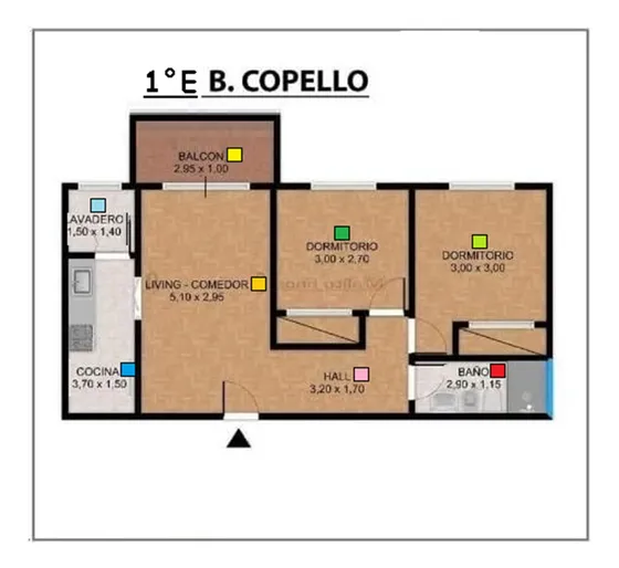 Departamento A Estrenar, Impecable, 3 Ambientes  