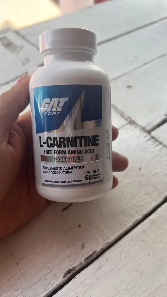 l carnitina gat Carnitina Gat Sport L- Carnitine 60 Veg Capsulas 500mg Sabor Sin sabor