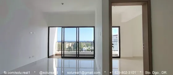*moderno Apartamento De 2 Habitación En Nueva Torre, Sto. Dgo.