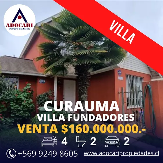 Curauma - Villa Fundadores Casa 4 Dorm / 2 Pisos