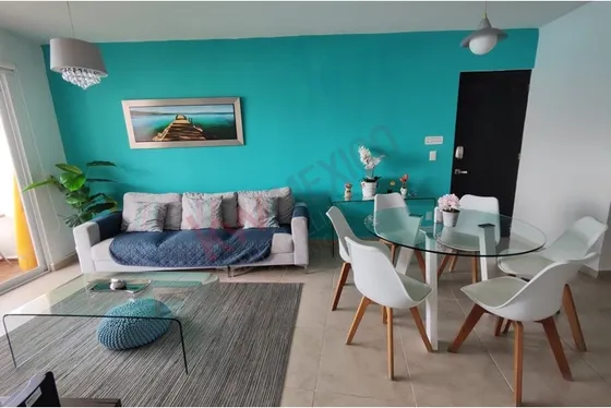Departamento Amueblado De 3 Recámaras En Venta Con Espectacular Vista A Laguna Artificial En Dre...