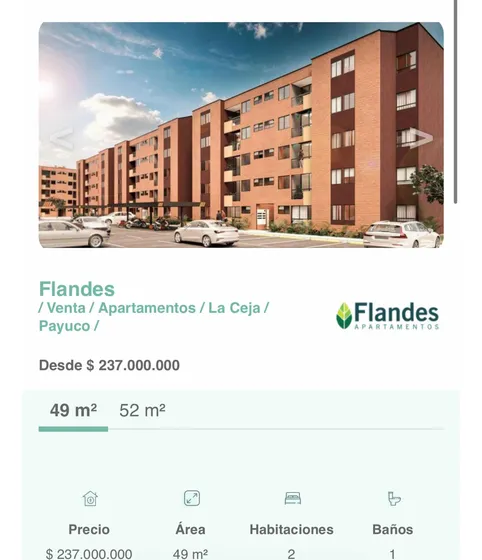 Se Vende Apartamento En Cesión De Derechos La Ceja