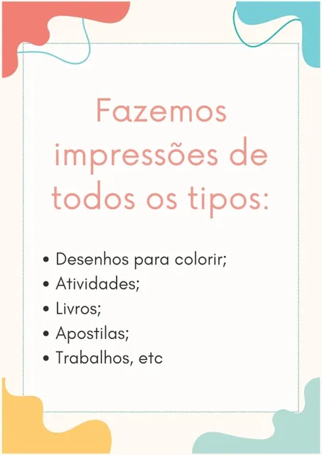 Impressão Em Folha A4 - Preto E Colorido