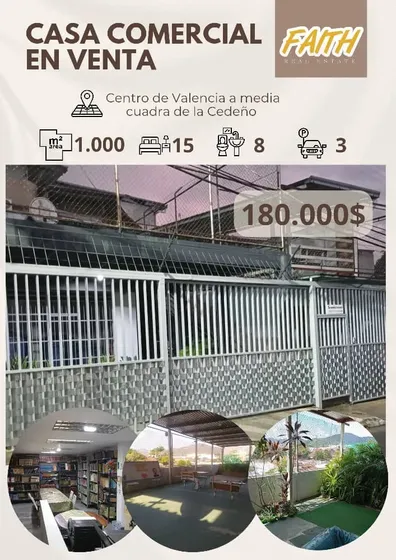 Casa Comercial En Venta A Pocos Metros De La Av Cedeño, Ofv-yv