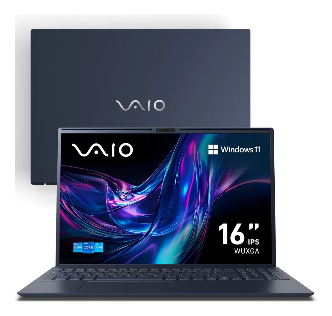 Notebook Vaio Fe16 Intel Core I5 13ª Gen Windows 11 Home 16gb 512gb Ssd Wi-fi 6 Tela 16" Ips Wuxga Antirreflexo - Cinza Grafite - Vjfe62f11x-b0321h - Memória Expansível Até 64gb