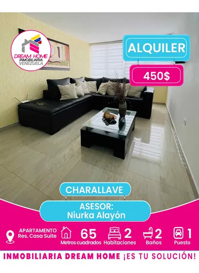 Apartamento En Alquiler Res. Casa Suite  Charallave 