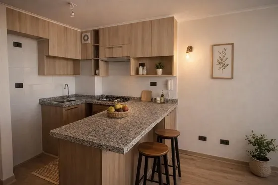 Departamento En Venta De 1 Dorm. En La Cisterna