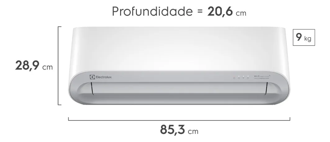 Imagem de Ar-condicionado Electrolux Split Inverter 9.000 Btus Color Adapt Wi-Fi Só Frio Cor Branco