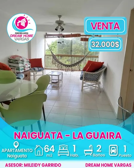 Apartamento En Venta  Naiguata - La Guaira 