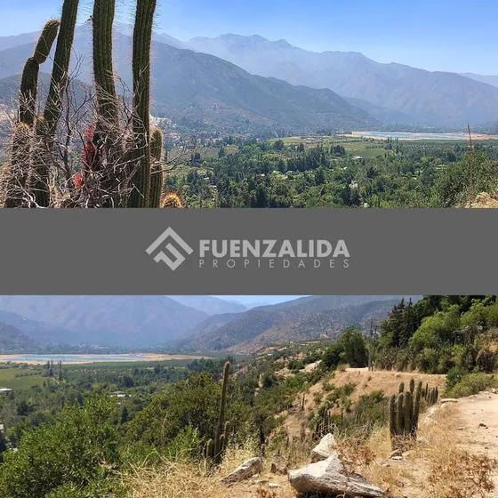 Sitio Espectular Vista En Venta En Pirque