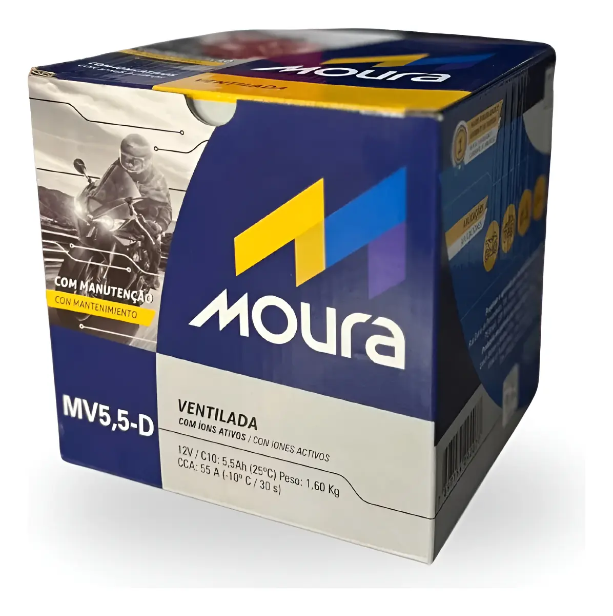 BATERIA MOURA MV5,5-D YBR C/ MANUNT 047401