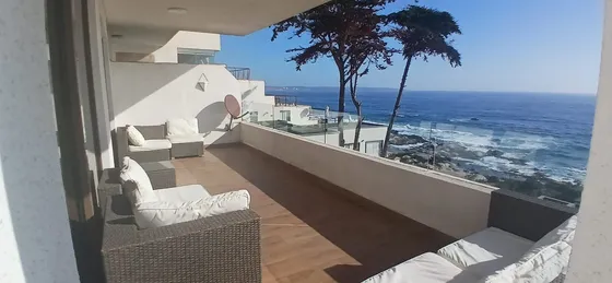 Rico Departamento Frente Al Mar, Arriendo Por Año Corrido!