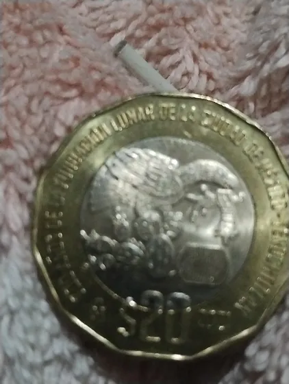 Moneda De 20 Pesos Conmemorativa A Los 700 Años De La Fundac