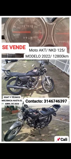 Moto Akt Nkd 125 Modelo 2022