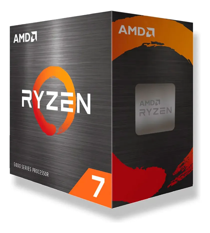 Procesador Amd Ryzen 7 5700 Cache De 16 Mb unloked, Am4 De 4,6 ghz max boost