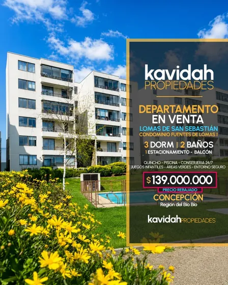 Departamento En Venta En Lomas De San Sebastián, Concepción