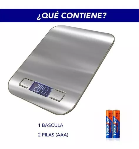 Báscula Cocina Digital Chic Fantasy Multi Escala Digital Capacidad máxima  10 kg Color Plata