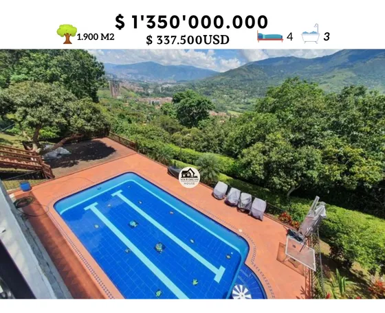 Finca En Copacabana En Parcelación Cerca A La Autopista. Finca Cerca A La Autopista En Copacabana. Finca En Copacabana Con Piscina. Finca Para Inversión Con Piscina