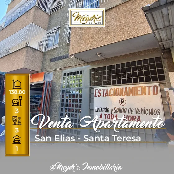 Venta De Apartamento, Ubicado Frente A La Plaza Bolívar, Santa Teresa Del Tuy.