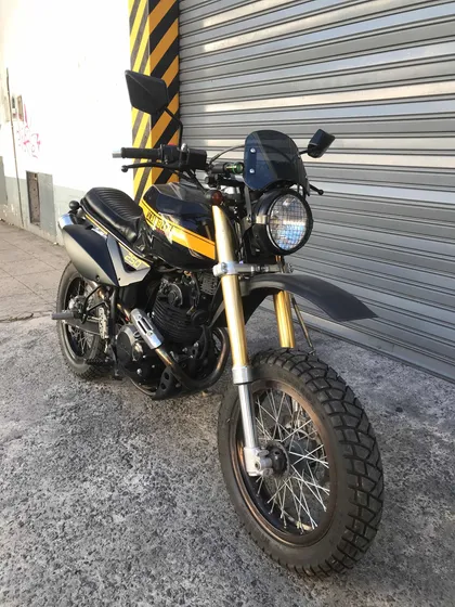Mondial Vd250 Motard Customizada A Scrambler Todo Terreno Ok