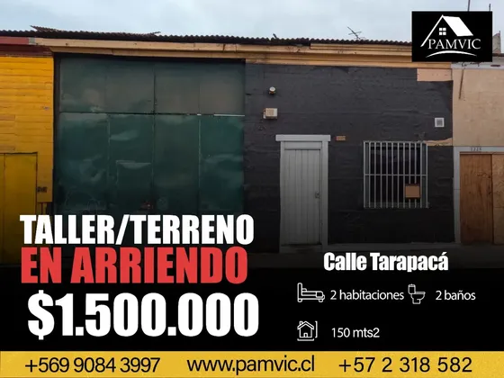 Taller En Arriendo En Calle Tarapacá