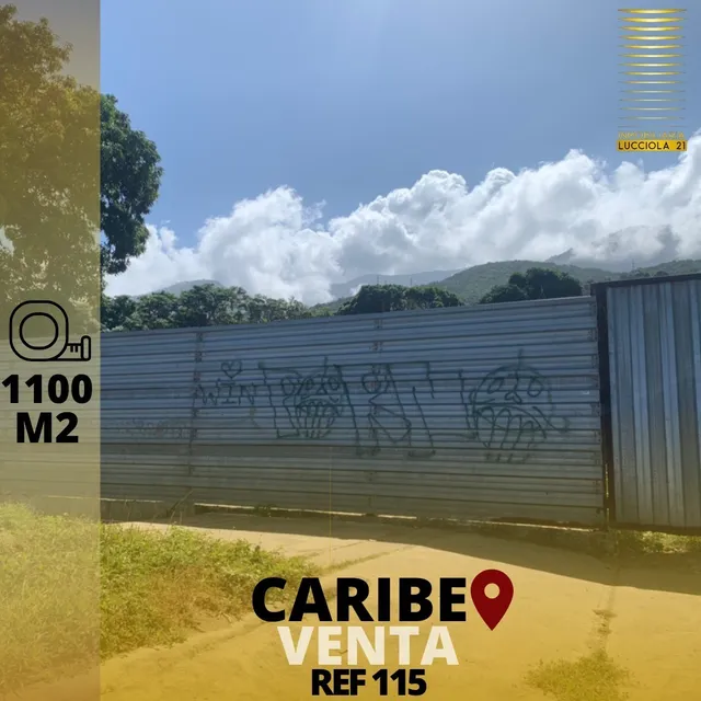 En Venta Terreno 1100m2 Ref 115