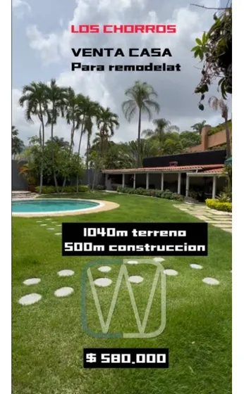 Los Chorros, Casa Actualizar, R4 Hab/4baños/2hab Serv