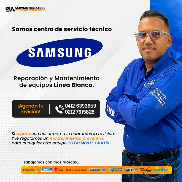 Servicio Técnico Autorizado Samsung LG Neveras Lavadoras