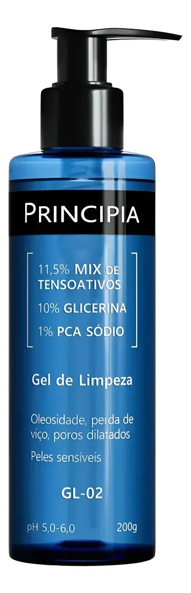 Gel Limpeza Facial Principia Gl02 200ml Pele Sensível Suave Normal A Sensível Dia/noite