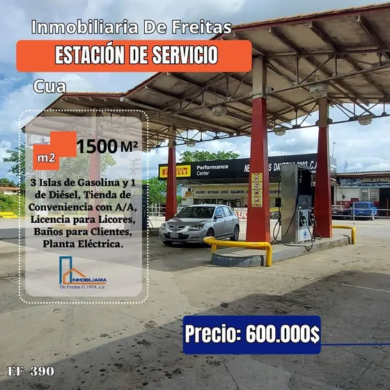 Estación De Servicio En Cua, Edo. Miranda