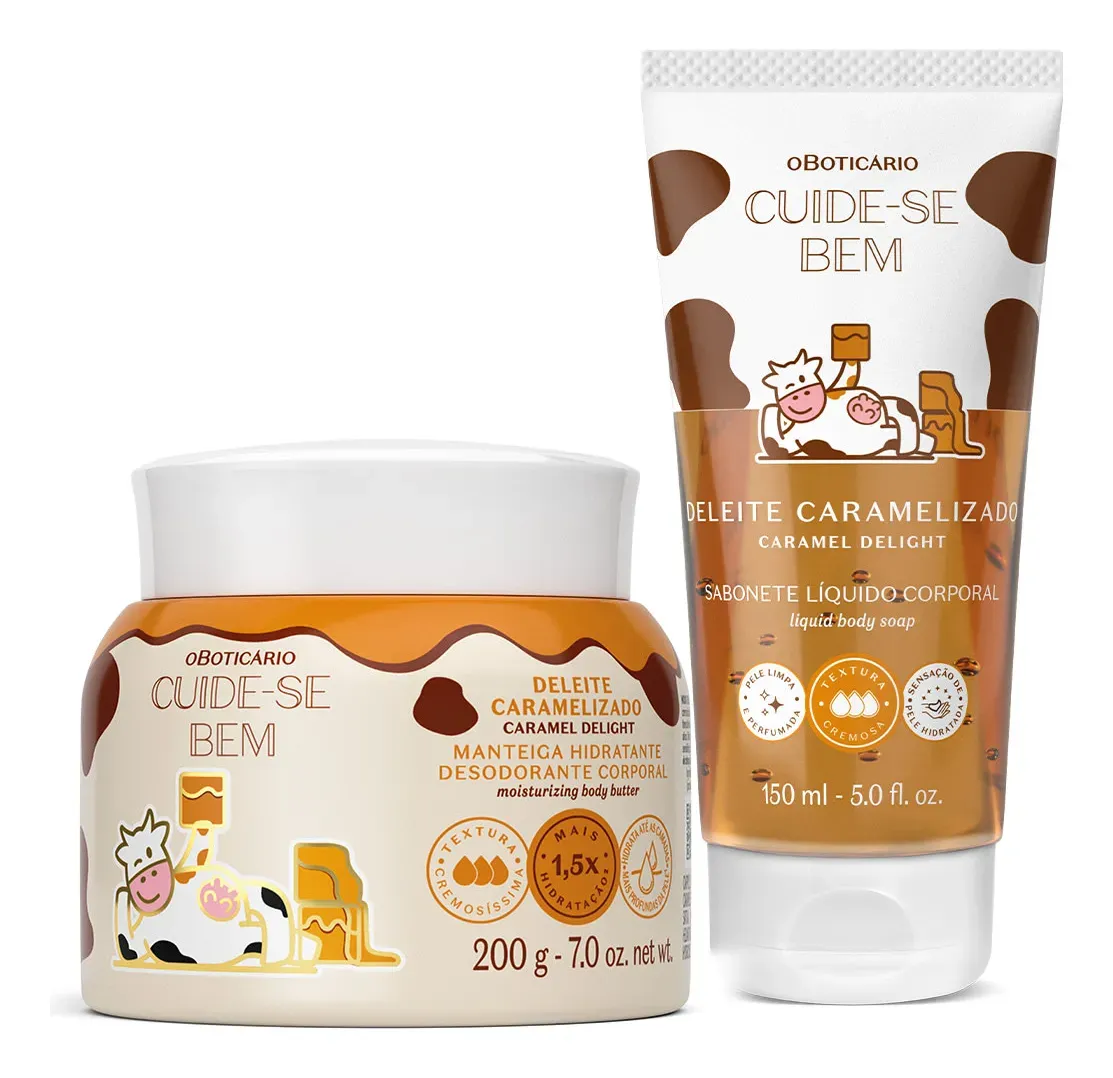 Combo Cuide-se Bem Deleite Caramelizado: Manteiga Corporal 2
