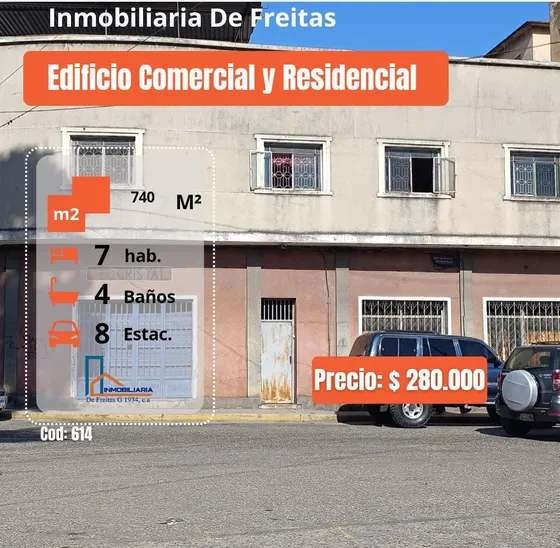 Edificio Comercial Y Residencial En Av Roosevelt, Caracas.