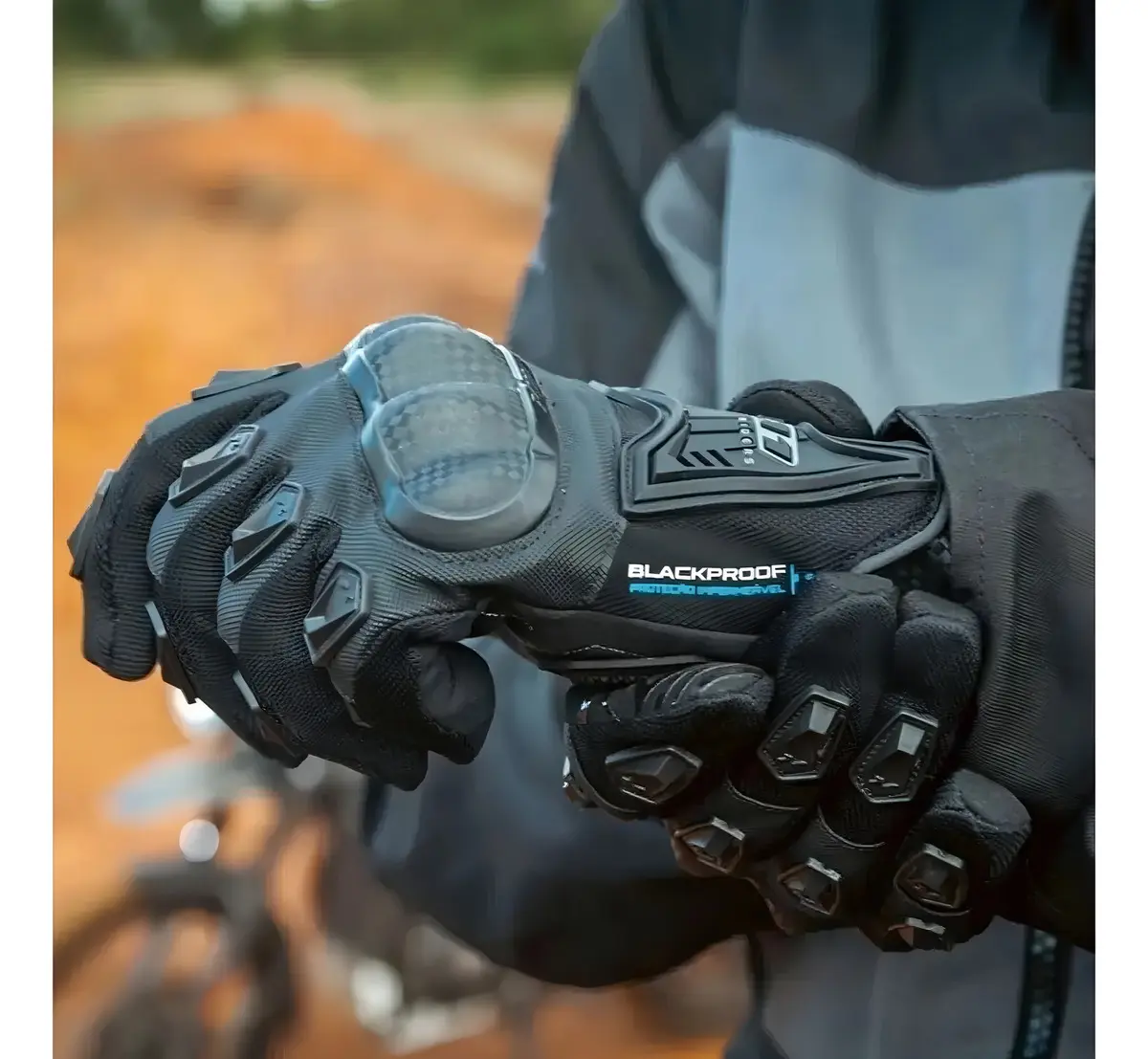 Luva X11 Blackproof Impermeável Motoboy Urbano Cano Médio M Preto — foto 6