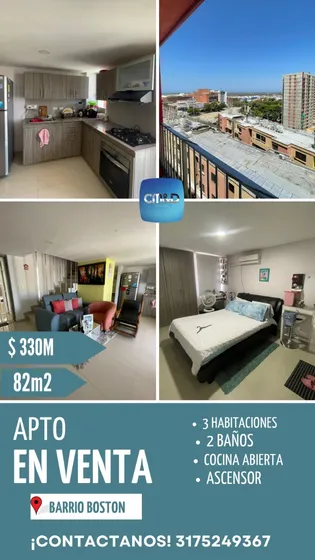 Espectacular Apartamento Duplex En El Barrio Boston, Sector La Catedral.