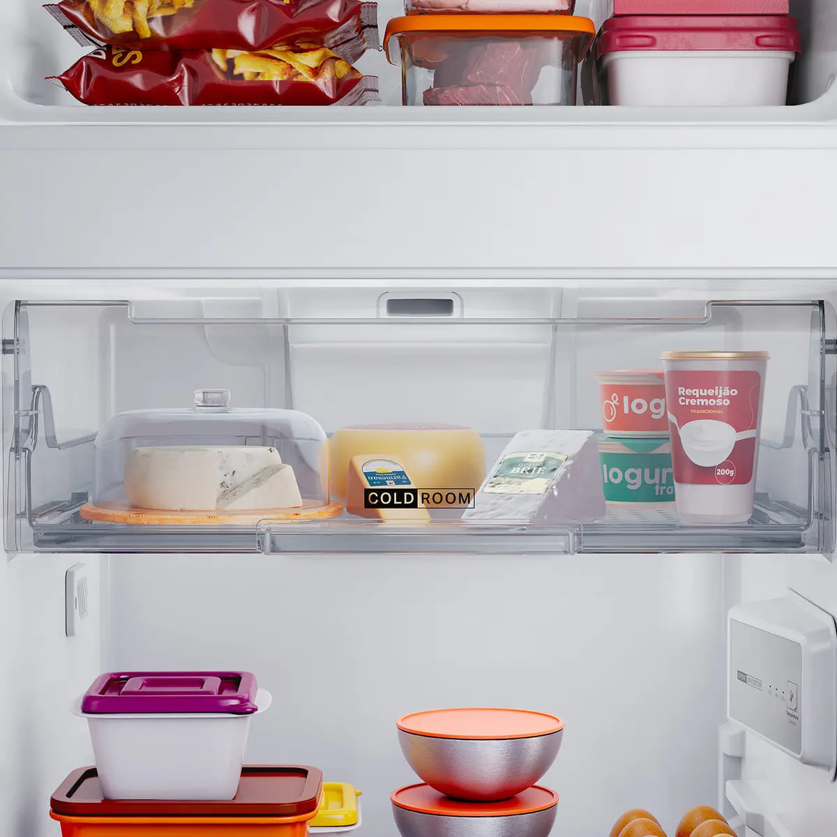 Geladeira Brastemp Frost Free 385 Litros Duplex Inox - BRM46MK — foto 6