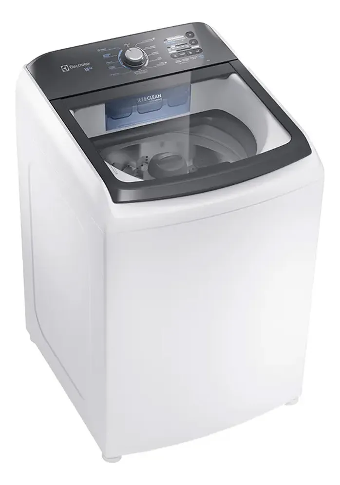Máquina De Lavar Electrolux 18kg Inox Lee18 Automática