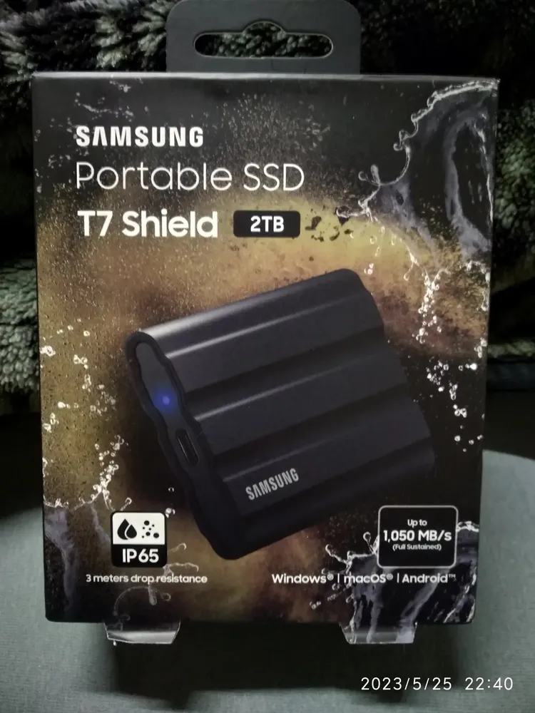 Samsung 2tb Externo Portátil T7 Shield Usb 3.2 Mu-pe2t0s - Preto