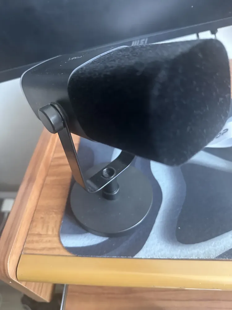 Foto del micrófono compartida por un comprador