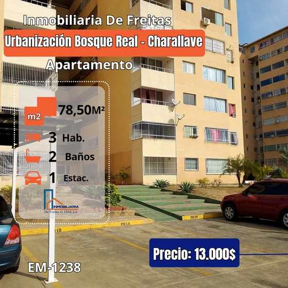 Apartamento En La Urbanización Bosque Real, Conjunto Residencial Los Pinos, Charallave.