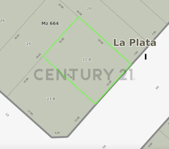 Terreno En Venta En Calle 59 E/ 12 Y 13