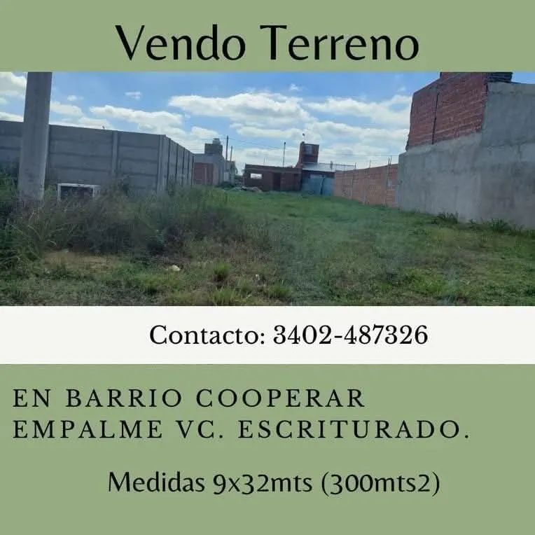 Ideal plot for constructing a property or establishing a business, as it is located in a new neighborhood with quick access to the Rosario–Buenos Aires highway and just 15 minutes from the city of V. Constitución