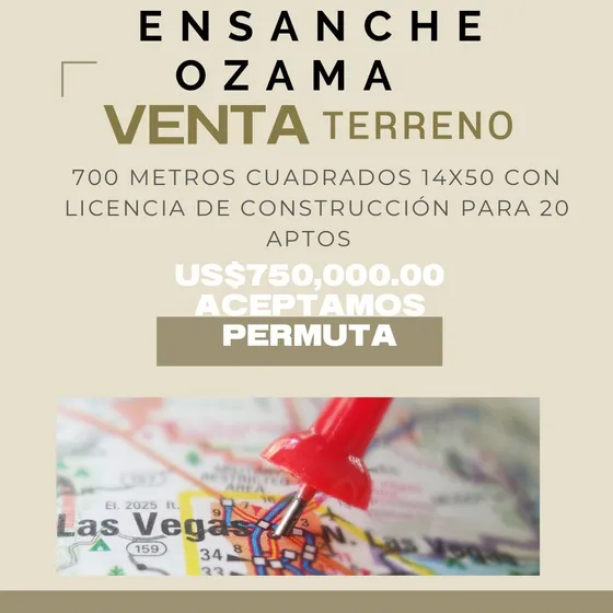 Venta De Terreno Con Proyecto De Apartamentos, Listo Para Construir