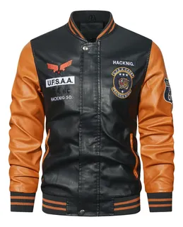 Chamarra metalica hombre hotsell