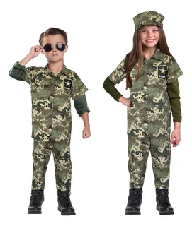 Trajes de militares para niños sale